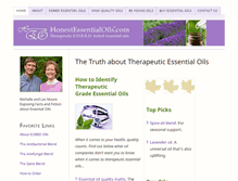Tablet Screenshot of honest-essential-oils.com